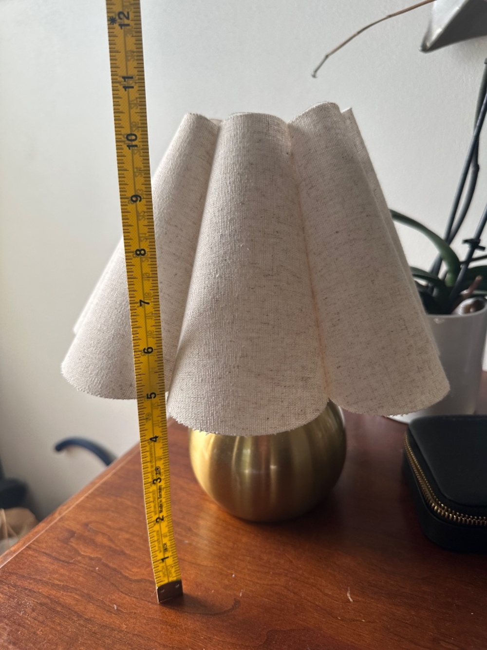 Brass Accent Lamp with Shade - Small - Picture 2 of 2